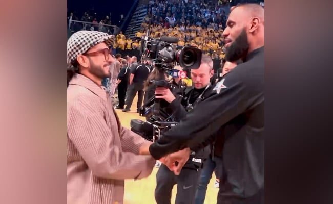 लेब्रोन जेम्स के साथ रणवीर सिंह का फैनबॉय मोमेंट 'जबरदस्त' था