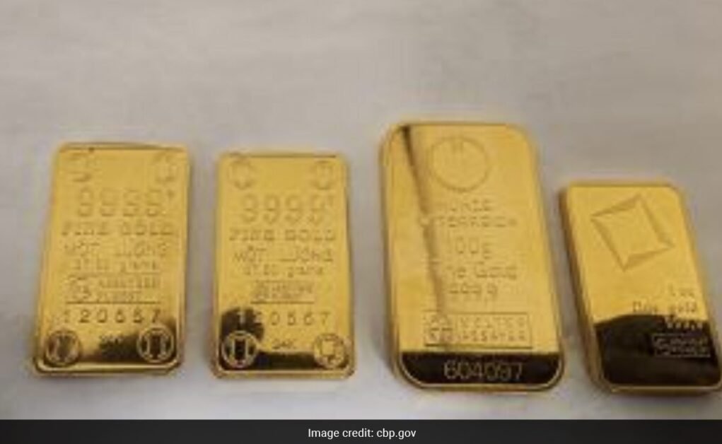 $125 के घोषित मूल्य वाला पैकेज यूएस पोर्ट पर $67,830 मूल्य के सोने के साथ पकड़ा गया