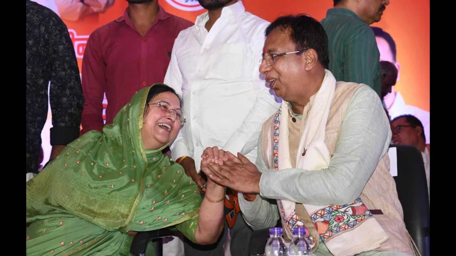 जदयू की पूर्व सांसद मीना सिंह भाजपा में शामिल, नीतीश पर साधा निशाना