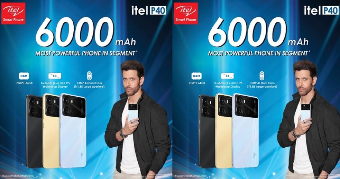 itel P40 Launch: 6000mAh बैटरी, 13MP कैमरा के साथ itel का नया फोन 7,699 रुपये में लॉन्च