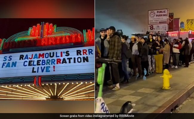 आरआरआर प्रभाव: लॉस एंजिल्स स्क्रीनिंग में लंबी कतार का फुटेज वायरल