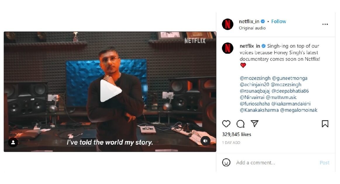 देश को ऑस्‍कर जिताने वालीं गुनीत मोंगा ने रैपर हनी सिंह पर बनाई डॉक्‍युमेंट्री, नेटफ्लिक्‍स पर आएगी, देखें वीडियो