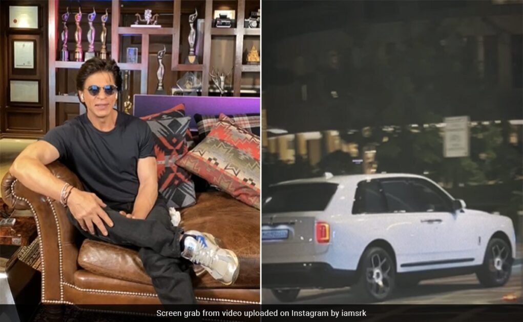 मन्नत का एक दृश्य: शाहरुख खान अपनी शानदार नई रोल्स-रॉयस में - देखें वायरल वीडियो
