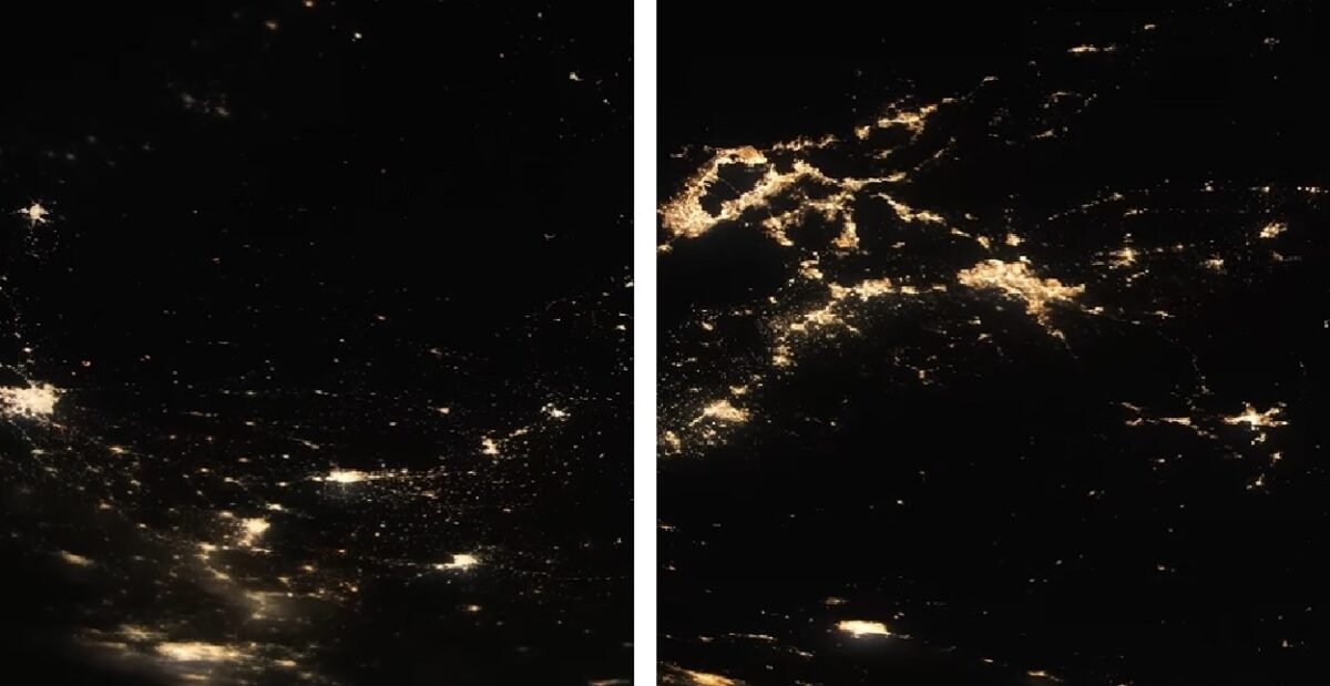 Video : धरती से 400km ऊपर अंतरिक्ष से देखिए पृथ्‍वी का खास नजारा, जगमगा रहे शहर!
