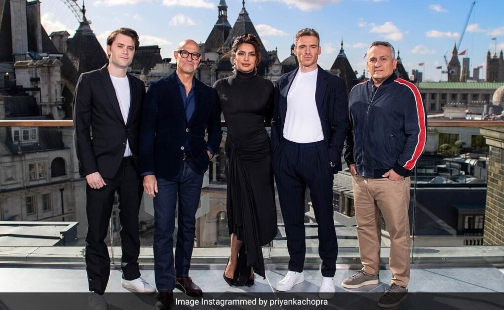 गढ़: रिचर्ड मैडेन, स्टेनली टुकी और द रूसो ब्रदर्स के साथ प्रियंका चोपड़ा की 'स्पाई मीट'