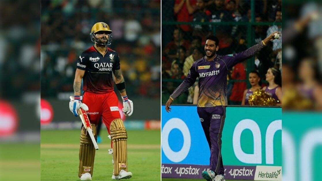 विराट कोहली के आउट होने से पत्नी अनुष्का शर्मा हैरान रह गईं क्योंकि वेंकटेश अय्यर ने शानदार कैच लपका।  देखो |  क्रिकेट खबर