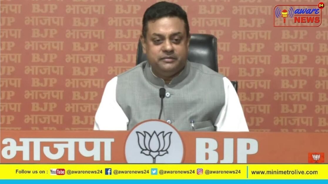 sambit patra ji live from bjp head qauater on rahul gandhi #bjpvsrahul