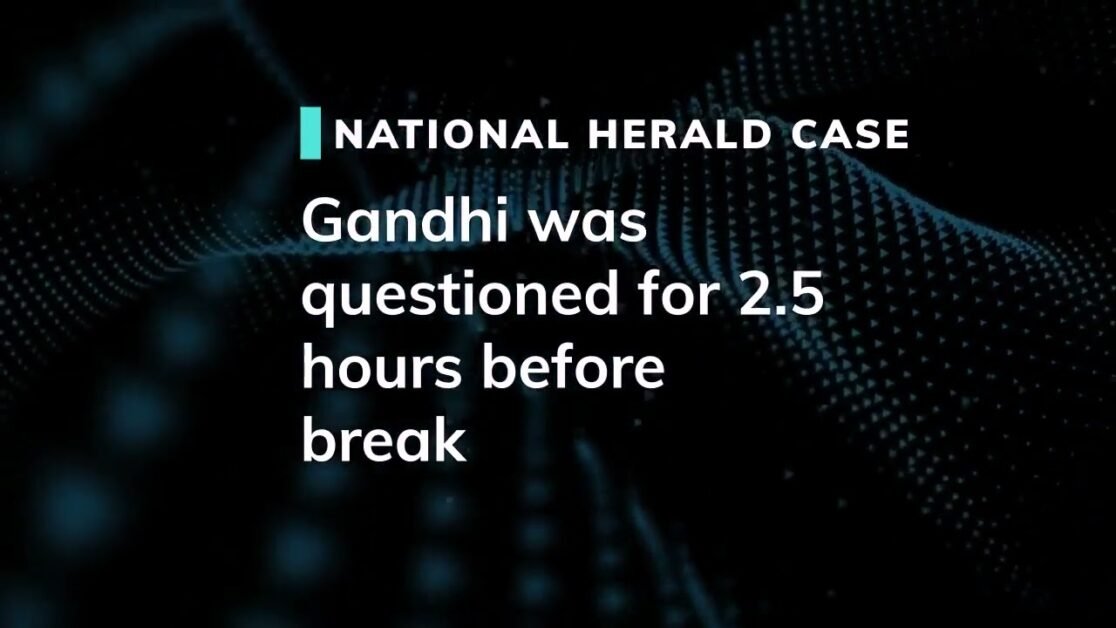 Rahul Gandhi appears before the Enforcement Directorate in the National Herald case