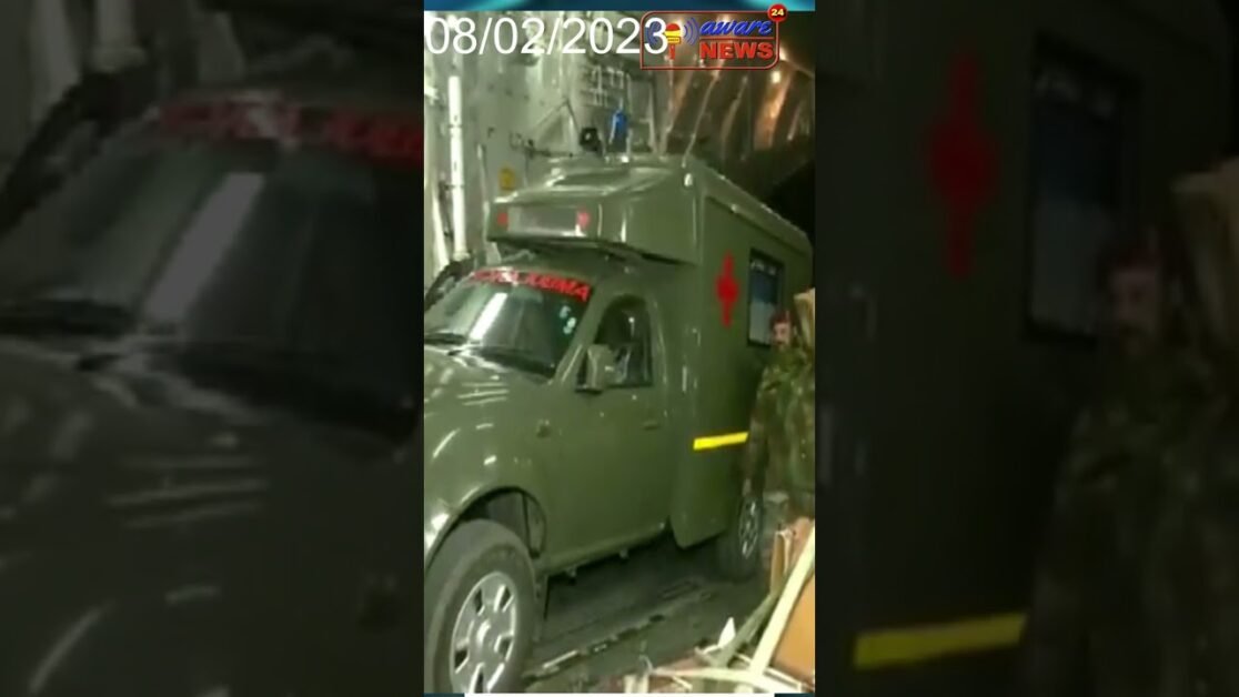 Uttar Pradesh: Globemaster C-17 of the Indian Air Force was sent to Turkey from Hindon airbase