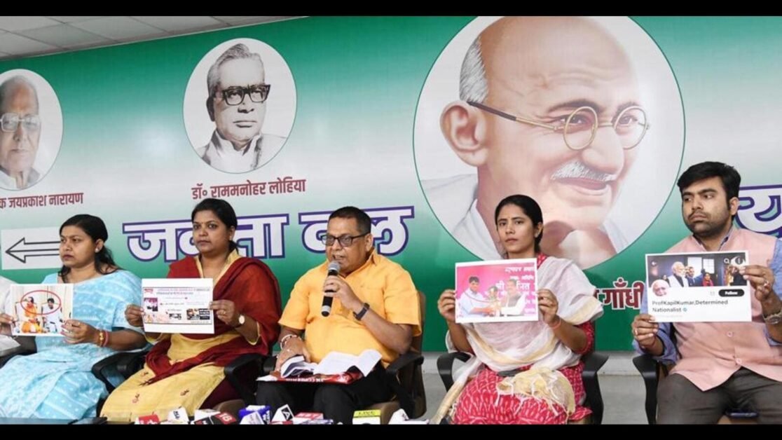 जद-यू ने भाजपा पर जाति आधारित सर्वेक्षण को विफल करने के लिए पीछे से काम करने का आरोप लगाया