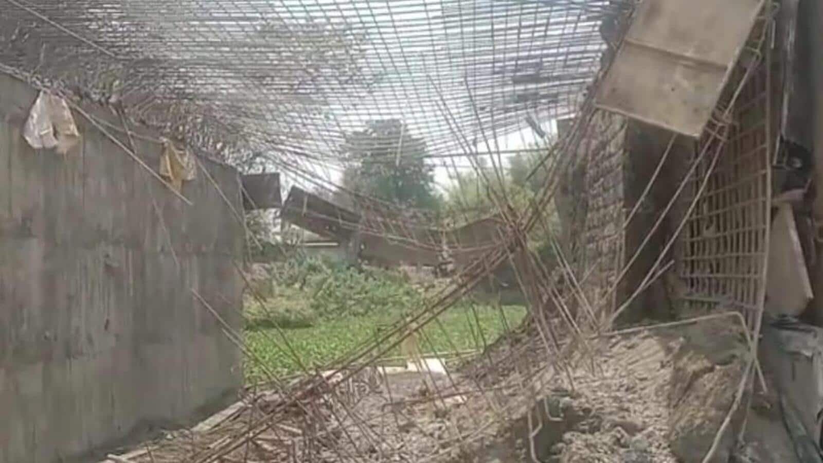 बिहार: निर्माणाधीन पुल धंसा;  तीन माह में दूसरी घटना