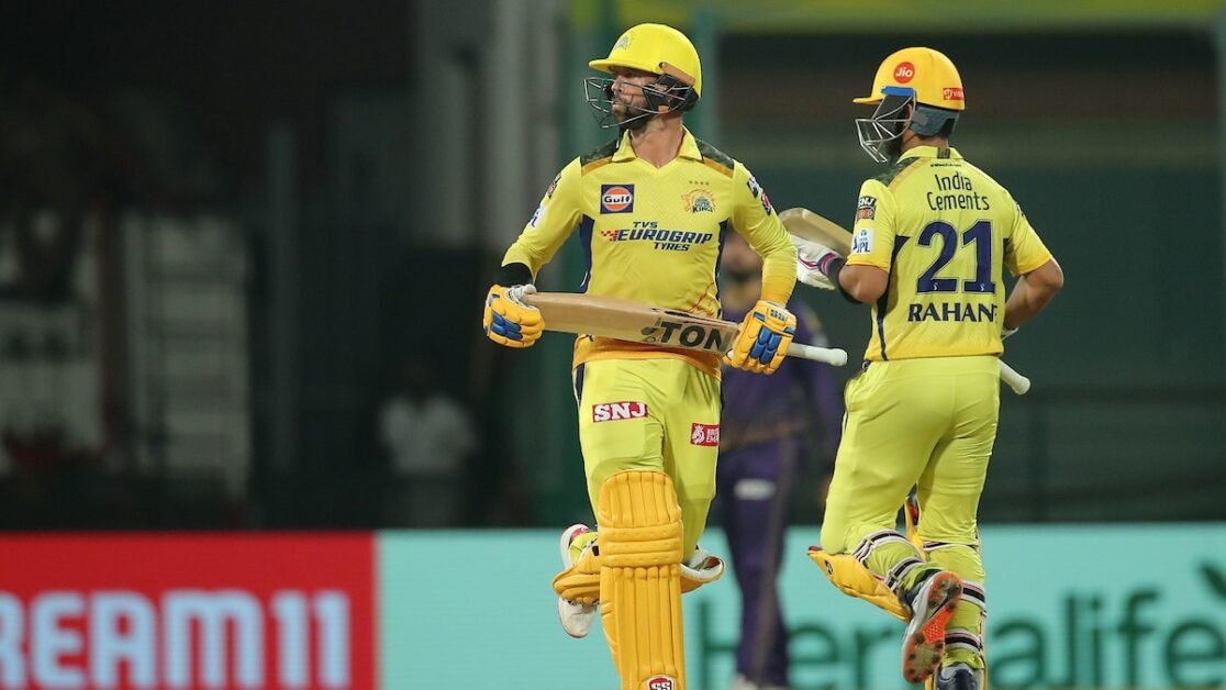 CSK बनाम KKR लाइव स्कोर अपडेट, IPL 2023: डेवोन कॉनवे, अजिंक्य रहाणे वन-डाउन चेन्नई सुपर किंग्स गोइंग |  क्रिकेट खबर