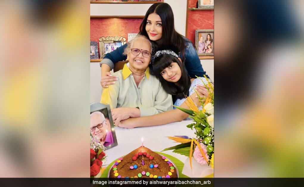 ऐश्वर्या राय बच्चन ने अपनी तरफ से आराध्या के साथ माँ वृंदा का जन्मदिन मनाया