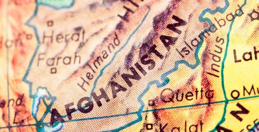 हेलमंड नदी को दर्शाने वाला नक्शा।  फोटो: आईस्टॉक