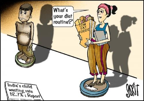 सीधे शब्दों में कहें: भारत में चाइल्ड वेस्टिंग