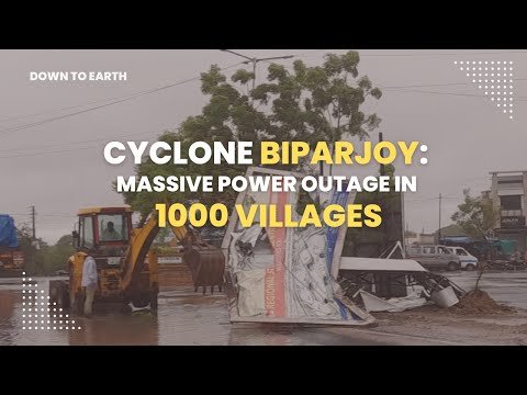 चक्रवात बिपरजॉय: सबसे हिंसक प्री मानसून तूफान गुजरात को पार कर राजस्थान की ओर बढ़ रहा है