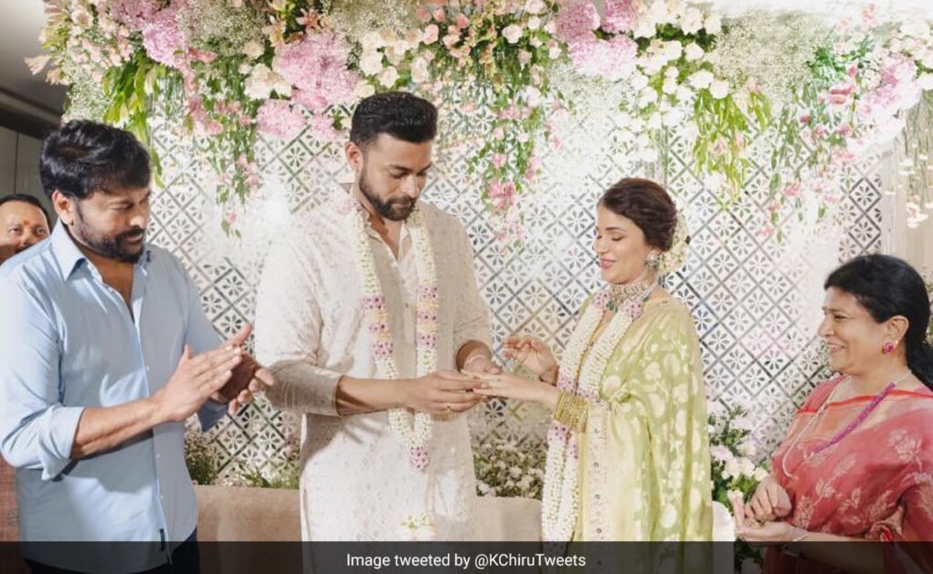 तस्वीरों में: वरुण तेज और लावण्या त्रिपाठी की सगाई में चिरंजीवी, निहारिका कोनिडेला