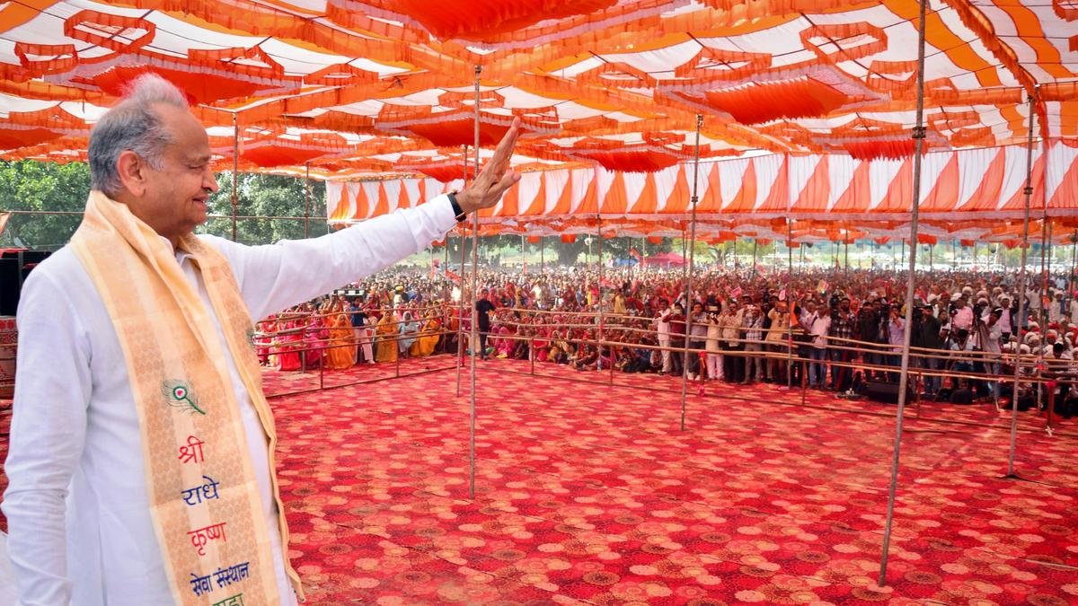 Rajasthan Assembly elections 2023 | Gehlot hits back at Narendra Modi’s “terrorist sympathiser” remarks