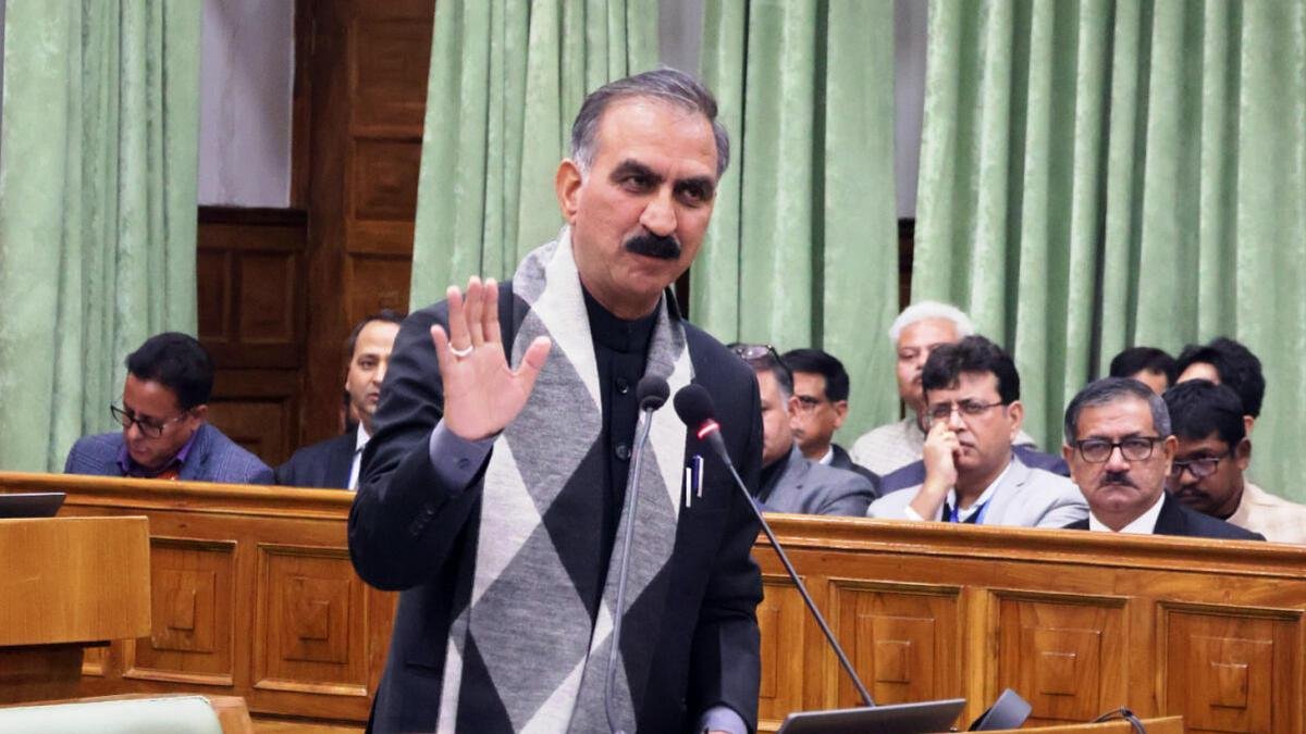 आपदा के समय बीजेपी हिमाचल के लोगों के साथ नहीं खड़ी: सीएम सुखविंदर सिंह