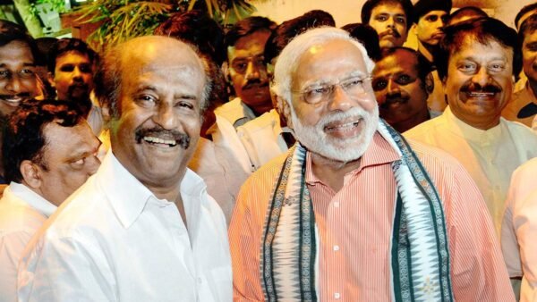 rajnikant with pm modi
