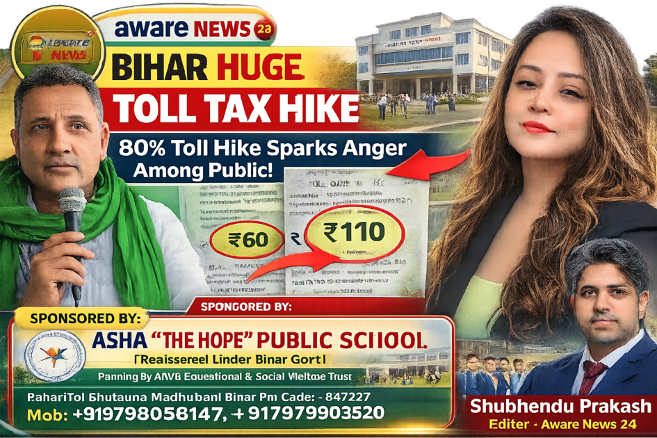बिहार में टोल दरों में भारी बढ़ोतरी पर सवाल—क्या यह वाकई 80% तक की वृद्धि है?